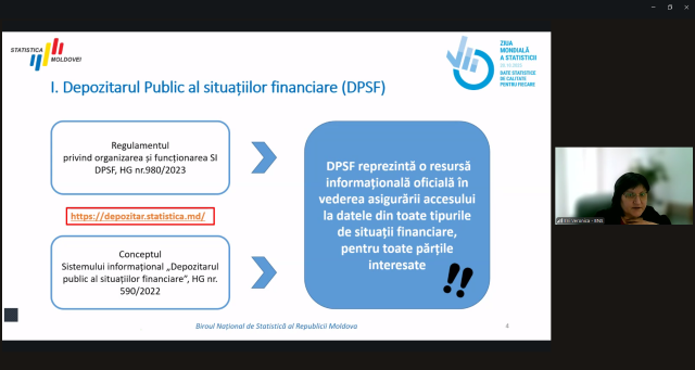 Atelier de lucru privind utilizarea Depozitarului public al situațiilor financiare al BNS